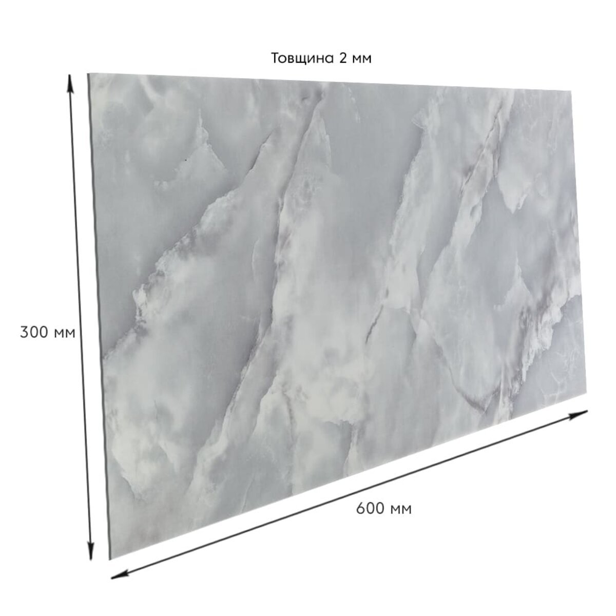 Самоклеюча стінова PET плитка 600х300х2мм SW-00002318