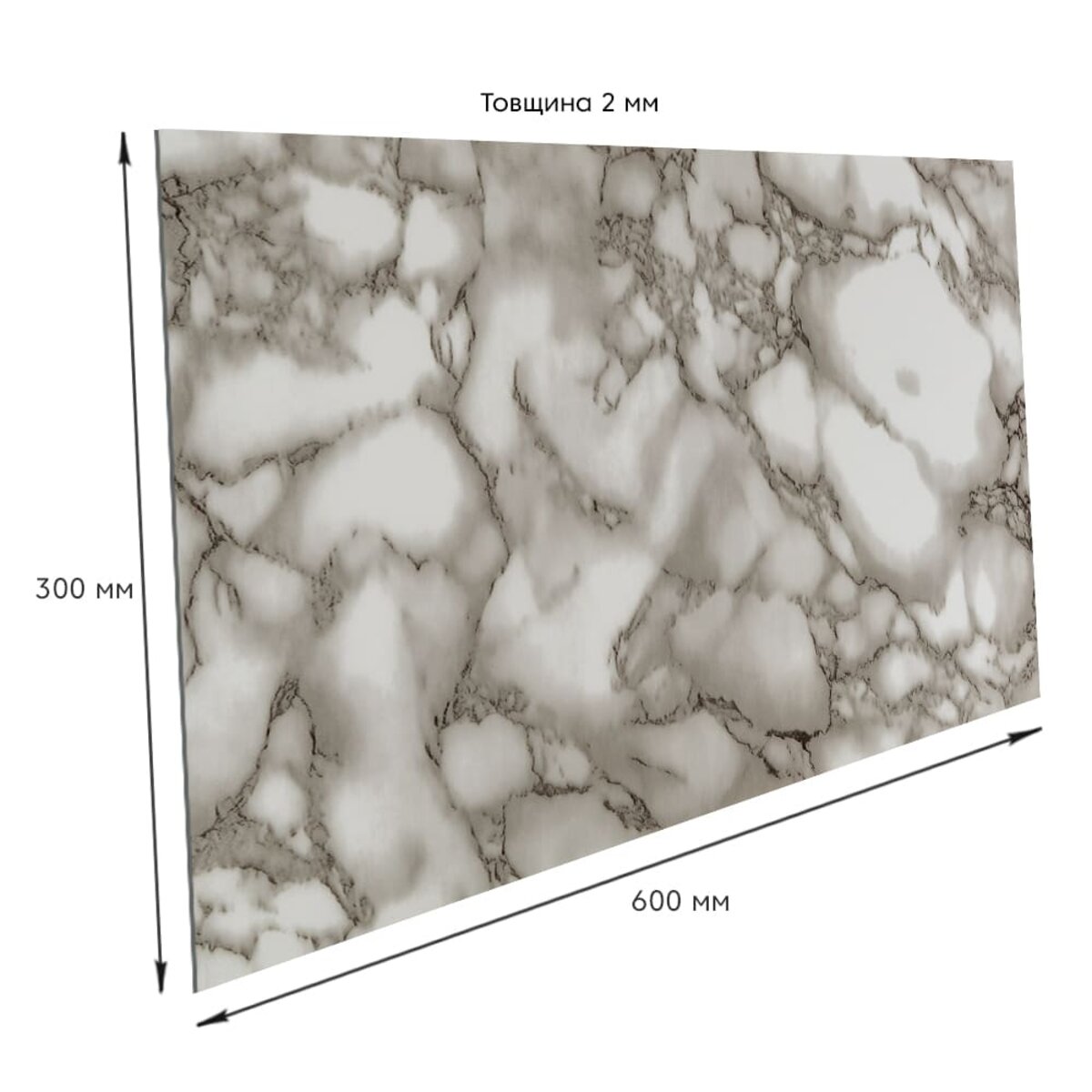 Самоклеюча стінова PET плитка 600х300х2мм SW-00002317