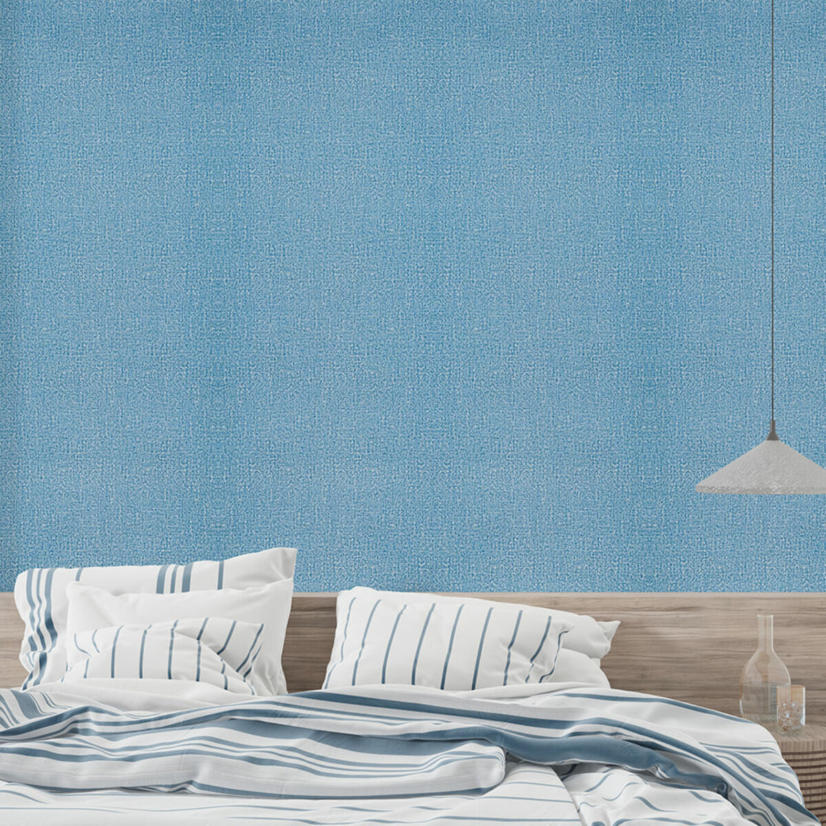 Самоклеючі шпалери 2800х500х1,5мм Блакитний з білим YM-03 BLUE WHITE SW-00001326