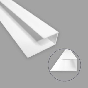 Профіль (торцевий) алюмінієвий стартовий для сайдинга 20х42х6000мм SW-00001729